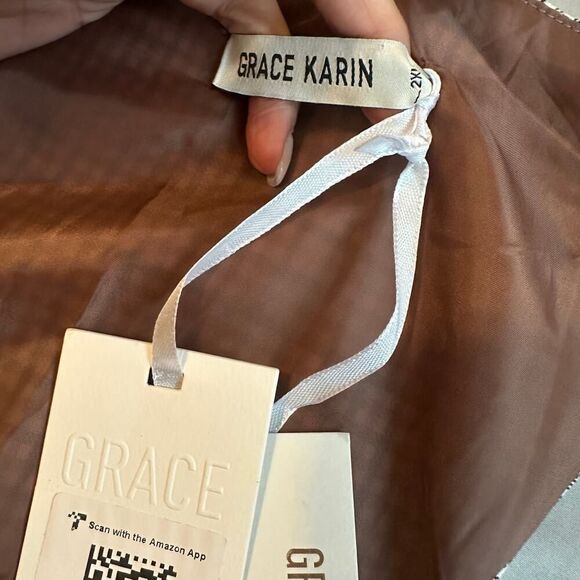 Grace Karin Black and White Checkered Vest - Picture 4 of 11